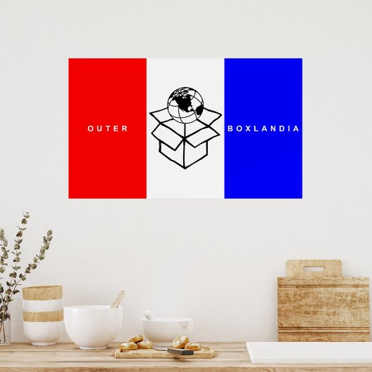 Buiten Boxlandia Poster (Keuken)
