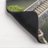 Buiten café langs River Walk en brug over 2 Muismat (Hoek)