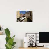 Buiten café, Place de l'Eveche, Grasse, Poster (Thuiskantoor)