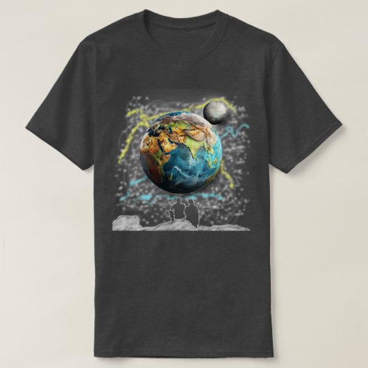 Buiten de aarde T-shirt (Design voorkant)