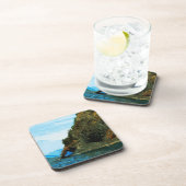 Buiten de baai van Seward Alaska Abstract Bier Onderzetter (Rechterzijde)