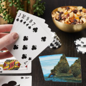 Buiten de baai van Seward Alaska Abstract Pokerkaarten (Insitu)