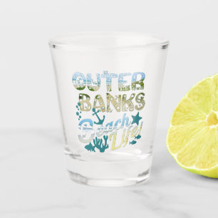 Buiten de Banken Uiteenlopende activa Shot Glas