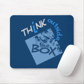 BUITEN DE BOX Mousepad Muismat (Met muis)
