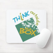 Buiten de box mousepad muismat (Met muis)