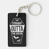 Buiten de Coffin Sleutelhanger (achterkant)
