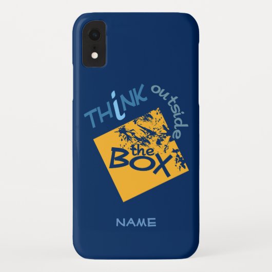 Buiten de de telefoongevallen van de de douanenaam Case-Mate iPhone case (Achterkant)