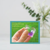 Buiten de doos briefkaart (Staand voorkant)