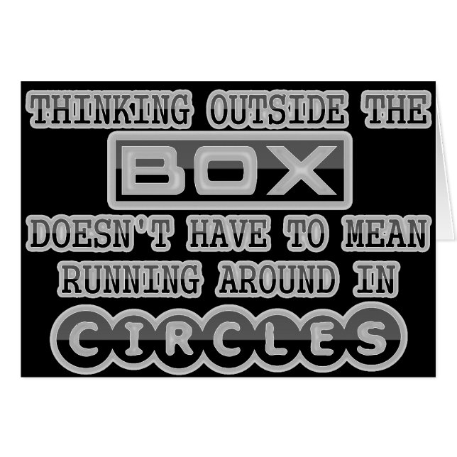 Buiten de doos denken (Voorkant Horizontaal)