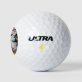 Buiten de doos denken golfballen (Logo)