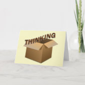 Buiten de doos denken kaart (Voorkant)