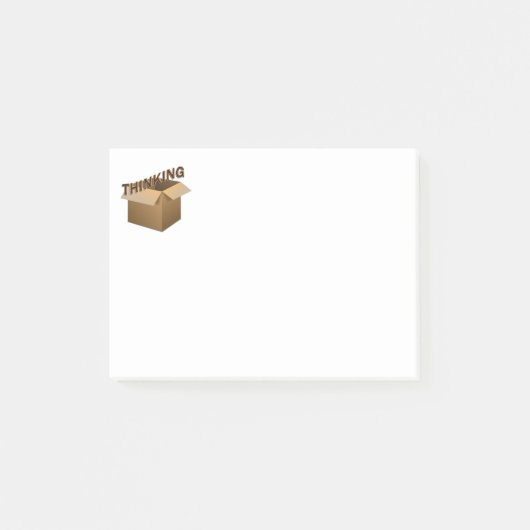 Buiten de doos denken post-it® notes (Voorkant)