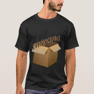 Buiten de doos denken t-shirt