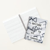 Buiten de doos die Foto denken Notitieboek (Binnen)