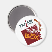 Buiten de doos magneet (Voorkant / Achterkant)