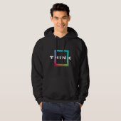 Buiten de Doos - Retro Groene Editie Hoodie (Voorkant volledig)