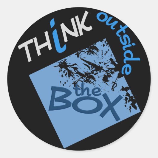 Buiten de doos stickers (Voorkant)