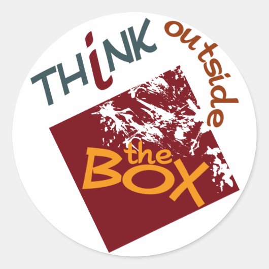 Buiten de doos stickers (Voorkant)