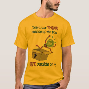 Buiten de doos T-shirt - licht