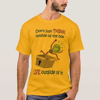 Buiten de doos T-shirt - licht