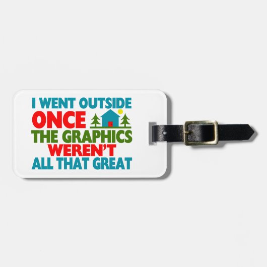 Buiten de grafische mogelijkheden werden niet gewe bagagelabel (Voorkant horizontaal)