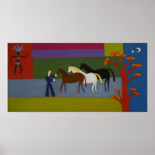 Buiten de Grote Westerne Studios op de hoogte Poster