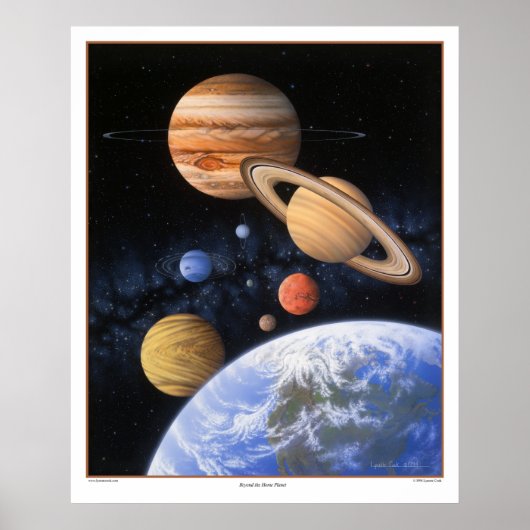 Buiten de Home Planet Print (Voorkant)