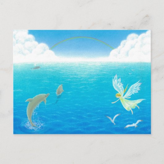 Buiten de horizon briefkaart (Voorkant)