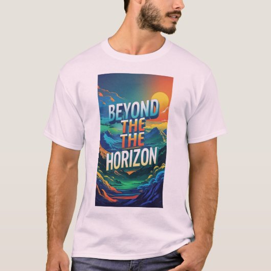 Buiten de horizon t-shirt (Voorkant)