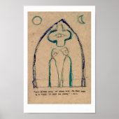 Buiten de ideeën van verkeerd doen ~ Rumi. Poster (Voorkant)