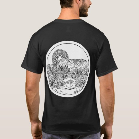 Buiten de Intense Camping T-shirt (Achterkant)