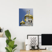 Buiten de kathedraal van Saint Alexander Nevsky Poster (Thuiskantoor)