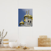 Buiten de kathedraal van Saint Alexander Nevsky Poster (Keuken)