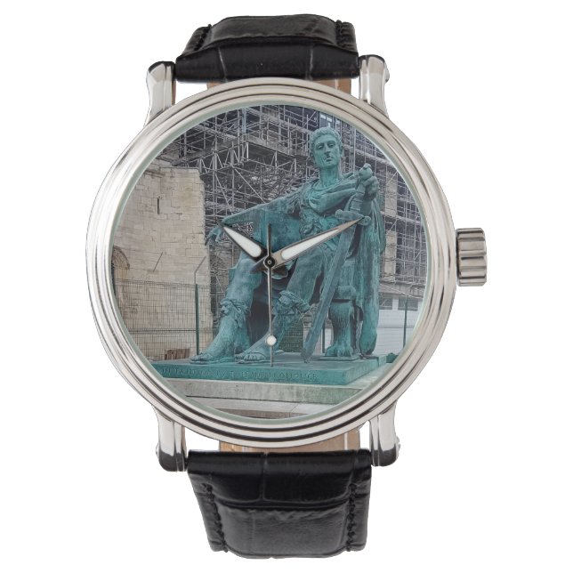 Buiten de kathedraal van York Horloge (Voorkant)