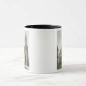 Buiten de Kerk van St. Severin, Parijs Mok (Midden)