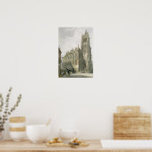 Buiten de Kerk van St. Severin, Parijs Poster (Keuken)