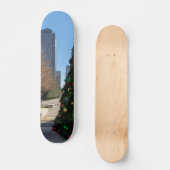 Buiten de kerstboom van Dallas Persoonlijk Skateboard (Voorkant)