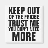 Buiten de koelkast houden Slam Magneet (Voorkant)