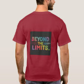 Buiten de limieten t-shirt (Achterkant)