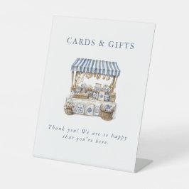 Buiten de markt Kustmarkt Vrijgezellenfeest Reclamebord Met Voetstuk