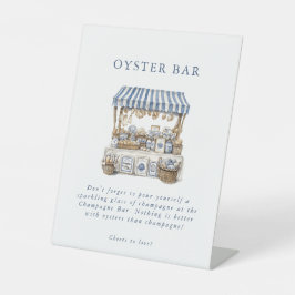 Buiten de markt Kustmarkt Vrijgezellenfeest Reclamebord Met Voetstuk