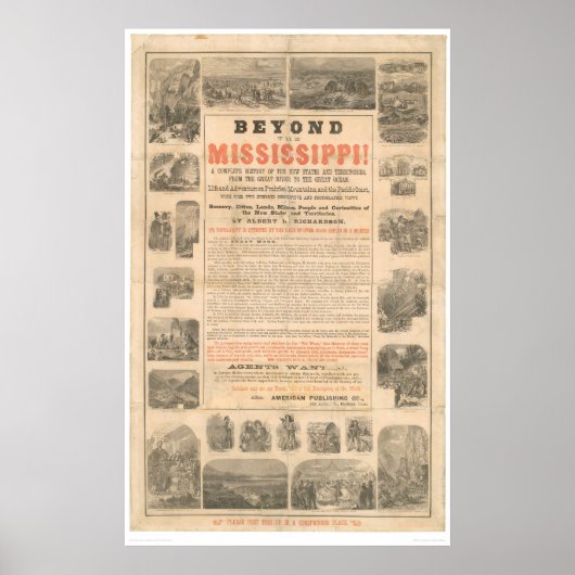 Buiten de Mississippi (0023A) Poster (Voorkant)