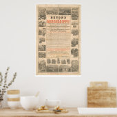 Buiten de Mississippi (0023A) Poster (Keuken)