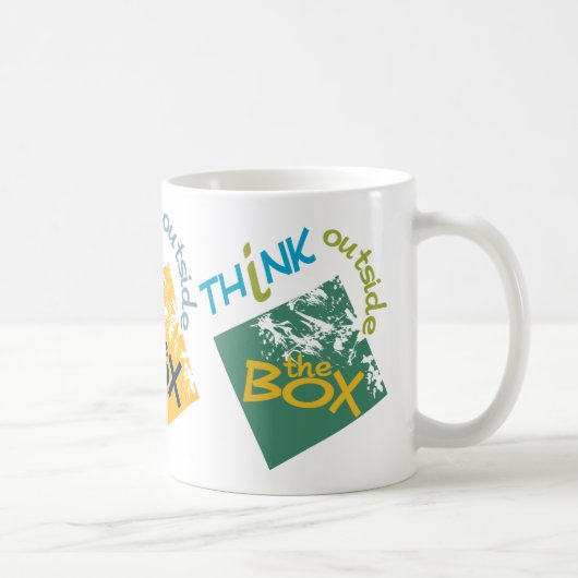 Buiten de mok van de Doos - kies stijl & kleur (Rechts)