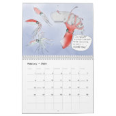 (Buiten de) Muur: Cartoons van wilde dieren Kalender (Feb 2026)