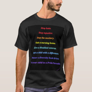 Buiten de regenboog: Wat we kunnen doen voor diver T-shirt