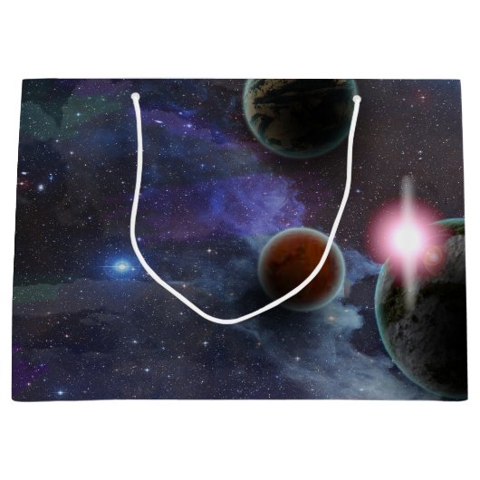 Buiten de ruimte groot cadeauzakje (Voorkant)