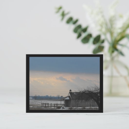 Buiten de stad briefkaart (Staand voorkant)