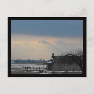 Buiten de stad briefkaart