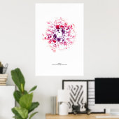 Buiten de staf: Allegro (kleur) Poster (Thuiskantoor)